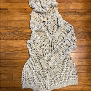 Cotton On Knit Wear Open Hooded Sweater